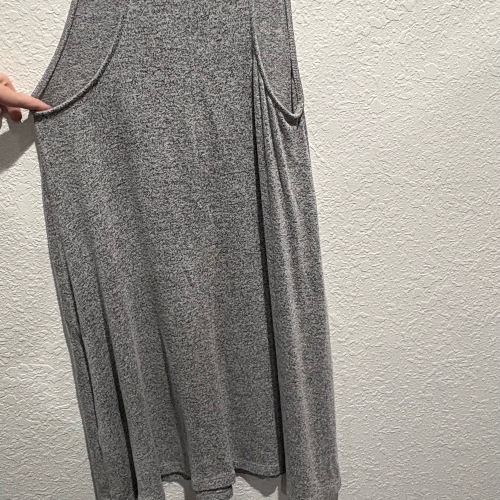 ABERCROMBIE&FITCH‎ GREY KNIT SWING DRESS - SIZE SMALL - Picture 4 of 6